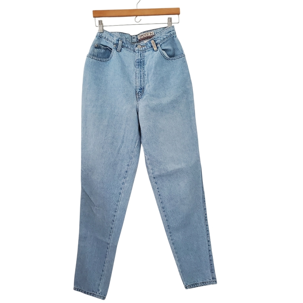 Sasson Vintage  Stone Wash Straight Leg High Waist Jeans (11/12)
